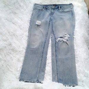 Gap Girlfriend Womens Distressed Jeans Size 26